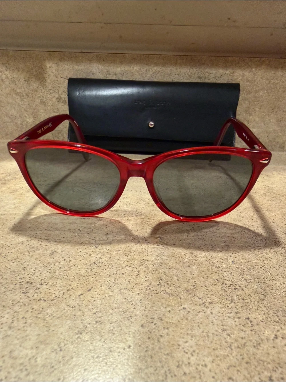 Rag & Bone RNB 3025 C9A Red Eyeglasses Frame 52-16-140mm #C255